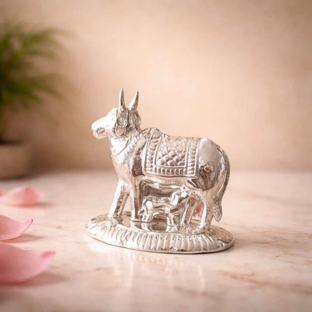 Brass Ganesh Idol - 3 inch